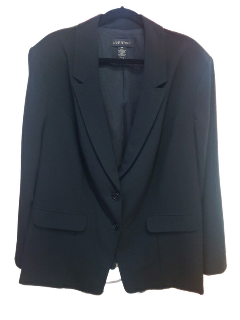 Lane Bryant Black Women's Tailored Blazer,  Size 28
